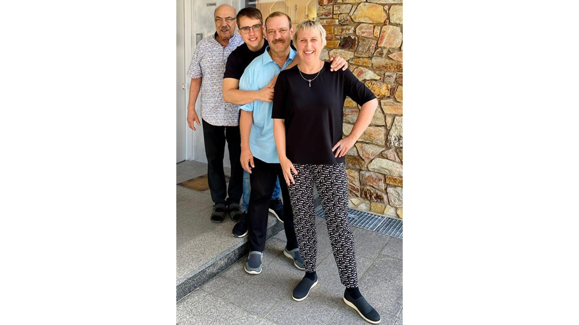 Bernd, Philipp, Tom and Jutta Munsteiner