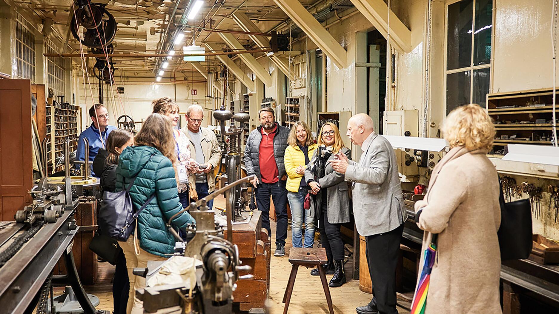 Intergem attendees at Bengel Industrial Monument