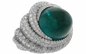 This emerald and diamond ring by New York-based designer James Currens won Best in Show at this year’s Spectrum Awards and it took first place in the classical category. 102313_storm-article.jpg