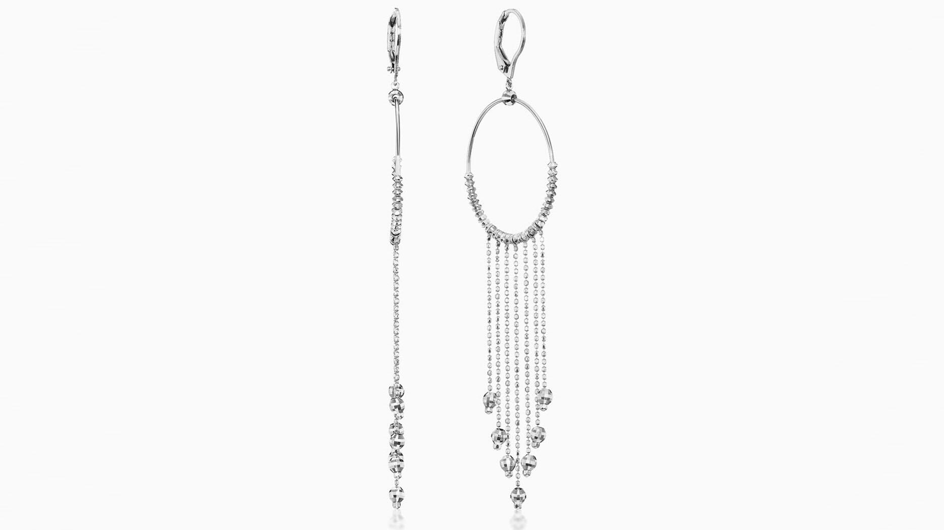 Platinum Born Dream Catcher earrings 