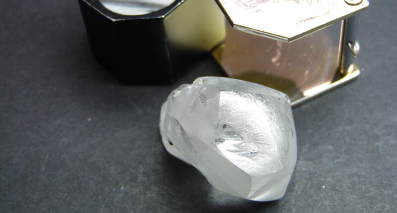 This is the 149-carat rough diamond just found by Gem Diamonds in Lesotho. It’s the company’s fourth discovery of a stone weighing more than 100 carats so far this year. 20180124_149-ct.jpg