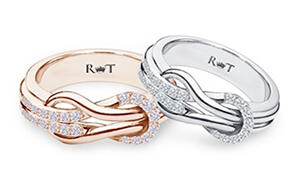 Rony Tennenbaum’s bridal collection goes beyond “stereotypical rainbows and triangles,” Rogers&Hollands said, as the designer recognized the lack of attention paid to wedding jewelry for the LGBT community. 042114_SS-Article.jpg