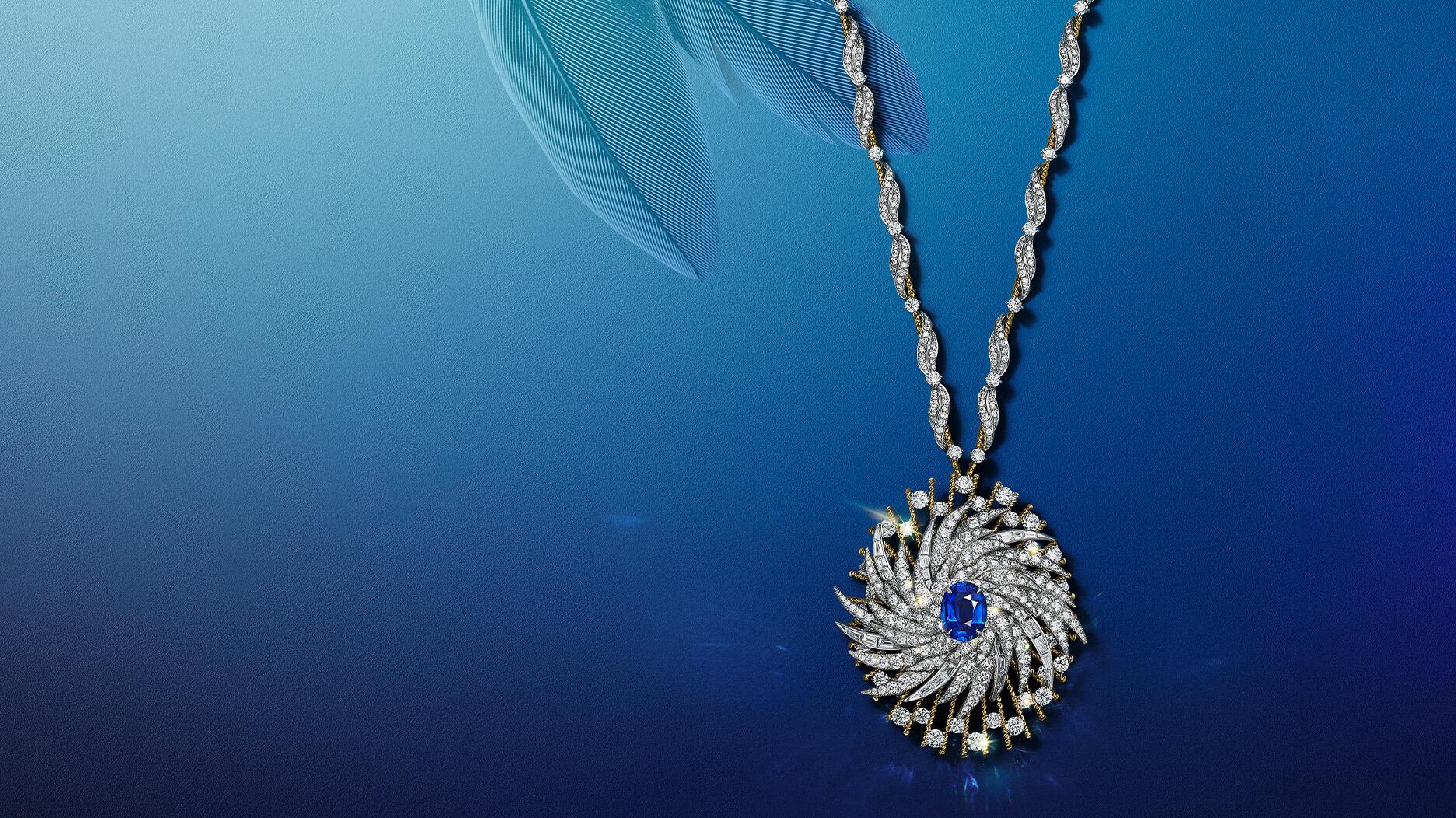 Tiffany Blue Book 2024: Tiffany Céleste Wings Pendant