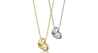 The “Activist Love Panda” pendant represents the panda featured in “Born in China” and her bamboo stick, all in the shape of a heart ($798 in 14-karat gold and $158 in sterling silver). 20170421_Alex-Woo.jpg