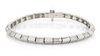 A platinum and diamond bracelet by Lizzie Mandler