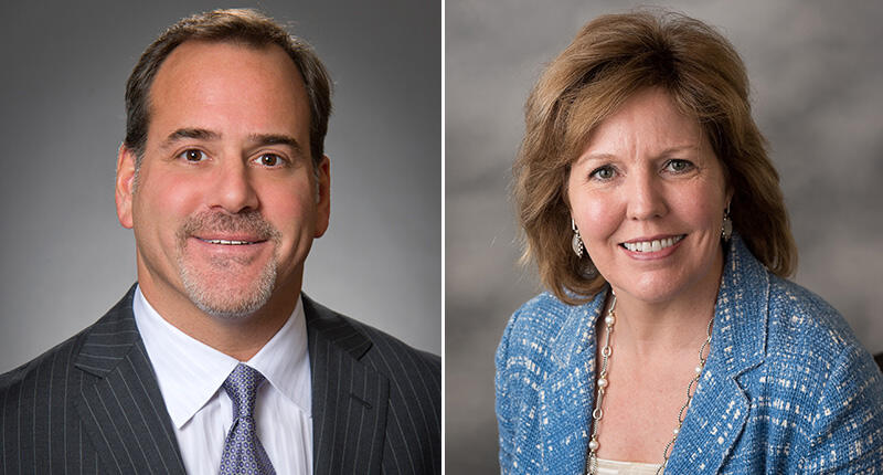 Virginia “Gina” C. Drosos, right, is the new CEO of Signet Jewelers Ltd., replacing Mark Light. Stories about Light’s departure from the top post at the jewelry retail giant garnered the most clicks on NationalJeweler.com last week. 20170720_Signet-analysis.jpg