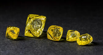 Dominion Diamond is holding viewings of fancy yellow diamonds from Canada’s Northwest Territories this fall in Israel and Belgium, ahead of a sale of the stones being conducted in partnership with I. Hennig Tenders. 20170913_yellow-diamonds.jpg