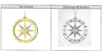 Adwar Casting is suing Star Gems for allegedly knocking off two of its copyrighted designs, one of which is seen here at left. 20171113_Adwar-SG-2.jpg