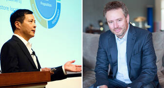 The RealReal has created to new management roles as it continues to grow. Jun-Sheng Li (left) has been named chief operating officer while Len Eschweiler will serve as chief revenue officer. 20180405_TheRealReal.jpg