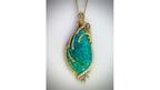 Ara Chanakian chrysocolla pendant  