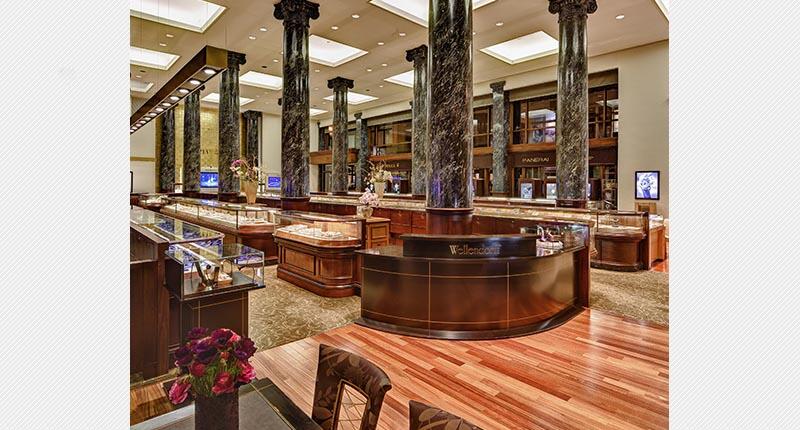 An interior shot of Shreve&Co.’s current store in San Francisco’s Union Square; the retailer expects to move sometime in spring 2016 20150501_ShreveCo-Article.jpg