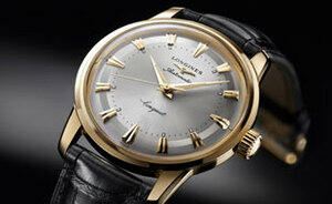 To mark the 60th anniversary of its patent for the Conquest watch, Longines has created a limited-edition version of the watch. The brand is making 60 of these timepieces in yellow gold, 60 in rose gold and 600 in steel. 032714_Longines-article_rdax_300x184.jpg