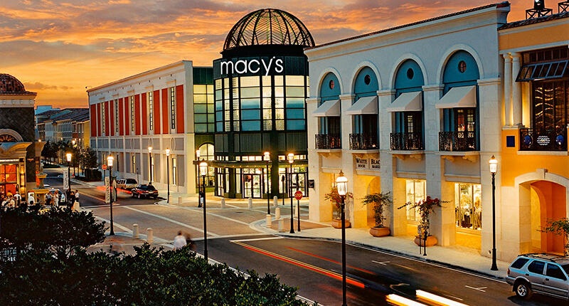 Macy’s said it would hire 80,000 holiday workers this year, down from the 83,000 it employed seasonally in 2016, but would allocate a larger number to direct-to-consumer fulfillment facilities. Pictured here is the Macy’s store in West Palm Beach, Florida. 2017_Macys-Fla.jpg