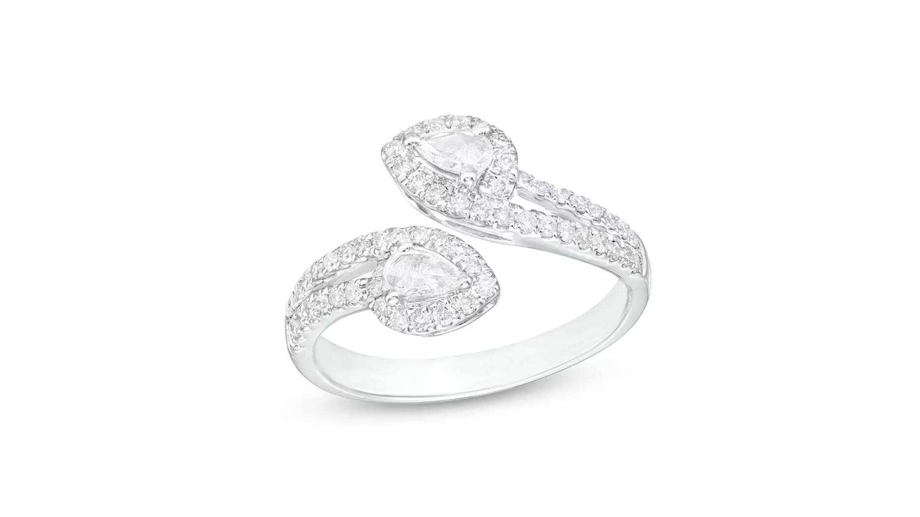 Zales diamond bypass ring