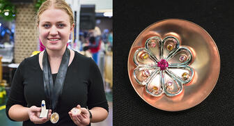 Jyothi Forman of Georgies Fine Jewellery traveled from Australia to take part in Stuller’s Battle of the Benches over the weekend, taking home two medals from the challenges as well as the overall winner title. 20170329_Jyothi-Forman.jpg