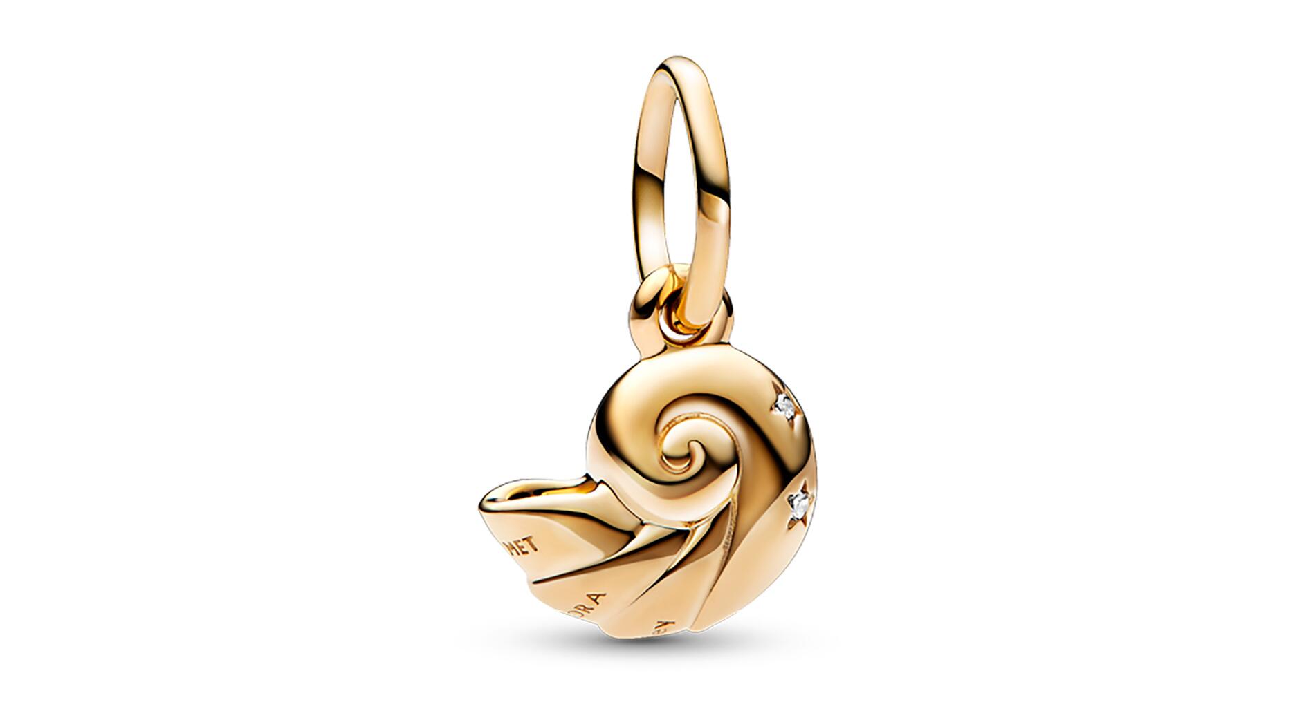 Pandora Little Mermaid shell charm 
