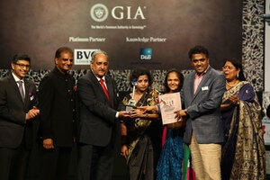 Hari Krishna Exports took home the Gem&Jewellery Awards honor for most innovative company. 102313_GJEPC-Top_rdax_300x200.jpg