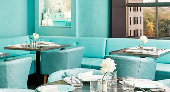 Tiffany said in its third quarter earnings call that it believes consumers will continue to be attracted to the in-store experience. The retailer recently opened the Blue Box Café at its Fifth Avenue flagship, pictured here, when it renovated the store’s fourth floor. 20171129_Tiffany-cafe.jpg
