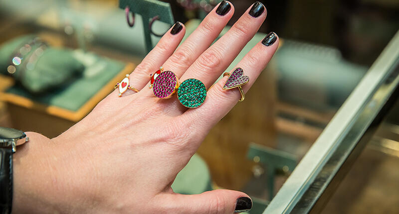 A recent survey on ruby, sapphire and emerald jewelry purchases found that U.S. consumers care more about the stone’s color than carat weight and generally spend about $1,400 on pieces set with these stones. 20161201_Gemfields-gems.jpg