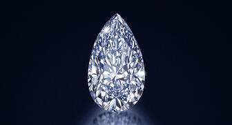 This 4-carat pear-shaped fancy intense blue diamond will be the top lot at Bonhams London’s upcoming Fine Jewellery sale. 20170823_Pear-blue.jpg