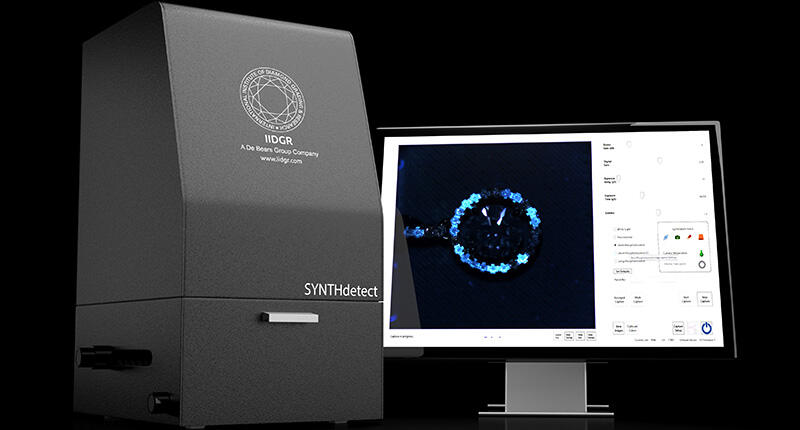 The SYNTHdetect is a device designed by the International Institute of Diamond Grading & Research to separate lab-grown diamonds from mined ones. It’s priced at $16,250. 2017_SYNTHdetect.jpg