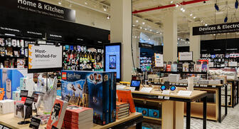 A shot inside the new “Amazon 4-star” store in the SoHo neighborhood of New York City. Amazon’s newest brick-and-mortar concept stocks top sellers and new and trending products from Amazon.com. (Photo credit: Blog.AboutAmazon.com) 2018_Amazon-4-star.jpg