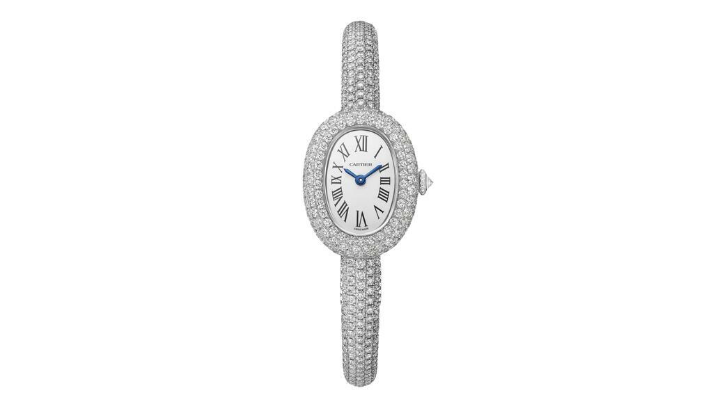 Cartier Baignoire diamond pavé