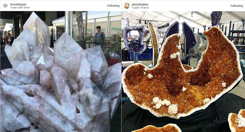 As the jewelry industry decamps to Tucson, Arizona for the gem shows, here are some of the best images they’re sharing via Instagram. 20180201_TucsonBlog.jpg