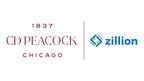 CD Peacock and Zillion logo