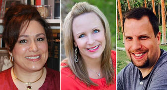 Sherry Smith, far left, and Becka Johnson Kibby were recently promoted at the Edge Retail Academy while Kevin Sweeney has joined the Omaha-based company as a business advisor. 20170120_Edge-hires.jpg