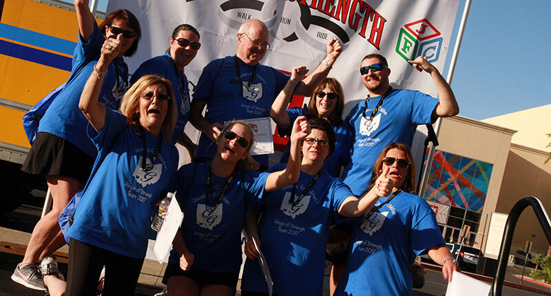 The winners of the 2017 Rings of Strength event, the team from Ohio-based Quality Gold. This year, the run/walk/bike charity event will start at The Venetian Las Vegas. 20190208_Rings_of_Strength.jpg