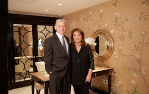 Jewelry designer Judith Ripka with Xcel Brands CEO Robert D’Loren, in a photo provided by Xcel Brands 040414_Ripka-article.jpg