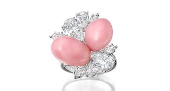 This ring from Assael features two natural conch pearls and 4.51 carats of diamonds set in platinum ($150,000). 20180220_Assael.jpg
