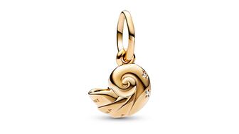 Pandora Little Mermaid shell charm 