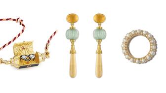 Jewelry from designers Jean Prounis, Marla Aaron, and Marie Lichtenberg 