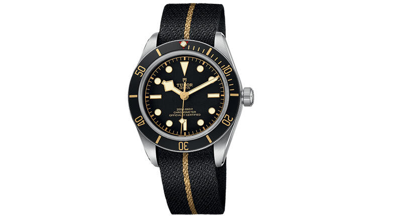 With its small size and vintage details, the new Tudor Black Bay Fifty-Eight pays homage to the brand’s first dive watch, which came out in 1958. 20180330_Tudor-Black-Bay-58.jpg