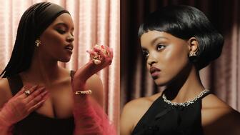 Model Wearing Eat Cake Collection