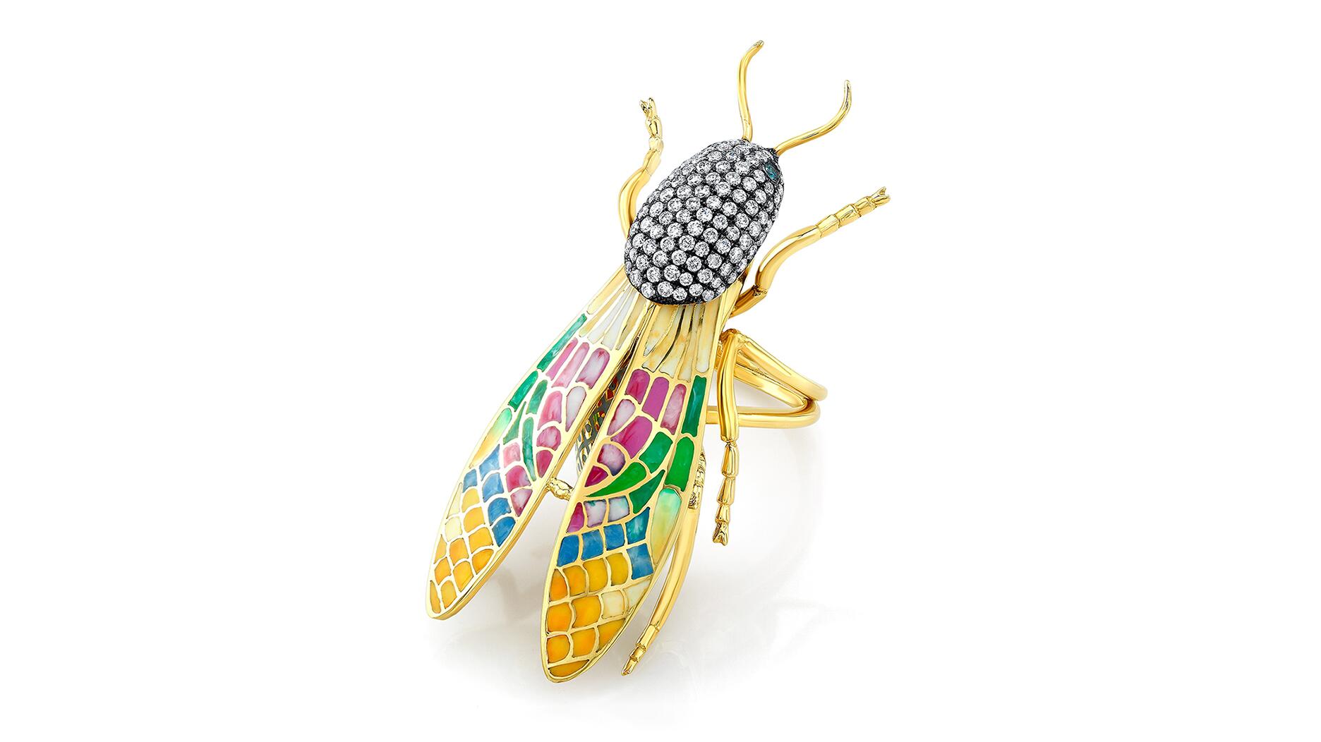 Lord Jewelry moth ring