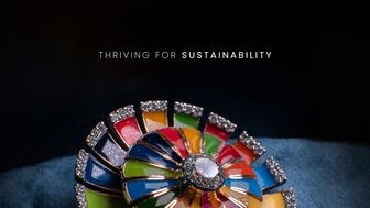 Thriving for Sustainability jewelry piece