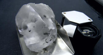 The story of the recovery of this 910-carat rough diamond from Lesotho was one of the most-read articles on National Jeweler last week. 20180116_910carat.jpg