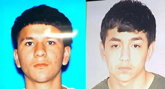 Angel Morelos, left, and Angelo Sanchez, right, were arrested Wednesday for their alleged roles in the fatal robbery of a Fresno, California store earlier this month. 20170818_Suspects.jpg