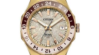 Citizen limited-edition Series 8 880 mechanical watch with GMT in gold 2023 