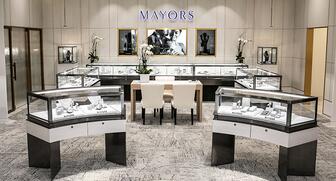The new Mayors flagship in Merrick Park, an upscale outdoor mall in Coral Gables, Florida, will carry collections exclusive to the store. 20190708_Mayors_store.jpg