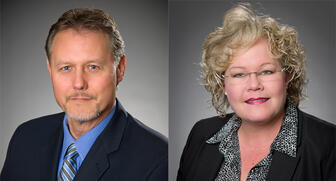 Signet Jewelers Ltd. announced Tuesday that Chief Operations Officer Ed Hrabak and Executive Vice President of North American Store Operations Tryna Kochanek will be retiring after three decades with the company. 2017_Signet-Ed-and-Trina.jpg