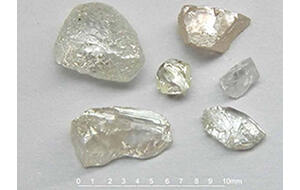 An assortment of rough diamonds from the Lulo Diamond Concession in Angola, including some Type IIa stones 071114_Lulo_Kimberlite-Article.jpg