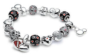 Pandora has launched a line of charms featuring iconic Disney characters that will be sold in its concept stores as well as at Disney merchandise locations. Starting at $40 at retail, the initial launch includes 25 pieces. 111014_Pandora-Article.jpg
