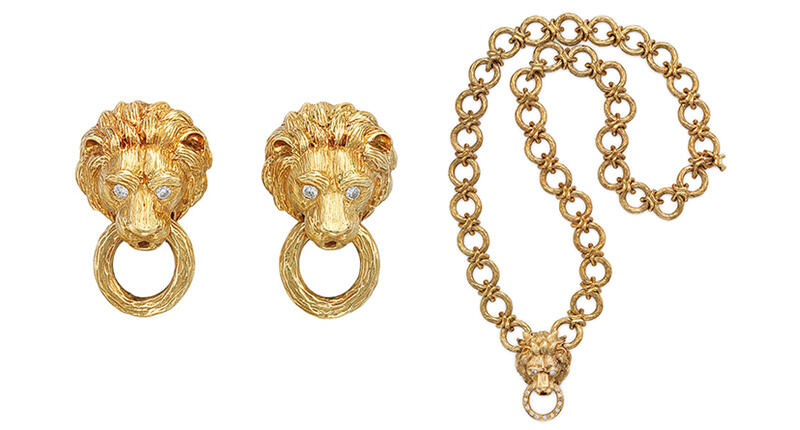 This 18-karat gold and diamond lion suite from Van Cleef & Arpels is predicted to top the jewelry sales at Christie’s upcoming auction of the late Ronald and Nancy Reagan. 20160720_Christies-Article.jpg