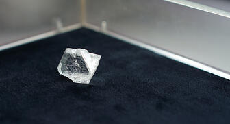 This 118-carat diamond is the largest gem-quality stone mined from Alrosa’s “International” pipe in the last two years. 20190424_Alrosa_diamond.jpg