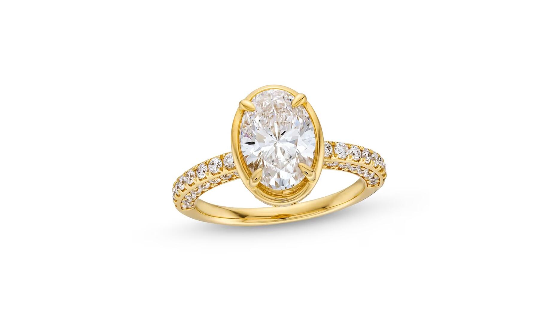Vera Wang Love True lab-grown diamond engagement ring