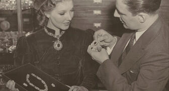 Jeweler Eugene Joseff not only created a special plating technique to reduce glare from the harsh studio lighting but also developed the business model of loaning pieces to studios, meaning he could use them again and again, Julien’s Auctions said. 20170316_Eugene-Joseff.jpg